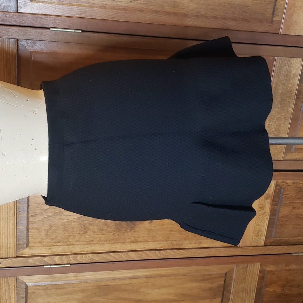 Theory Black Gida O Dream Flounce Hem Skirt Sz S - Picture 4 of 9